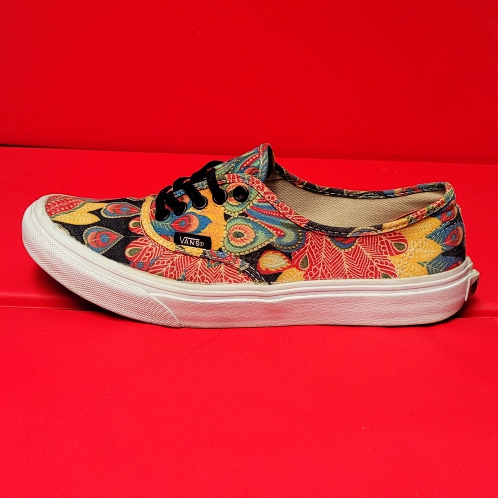 Vans Off The Wall Authentic Peacock Women's Sneakers #TB86 size 8